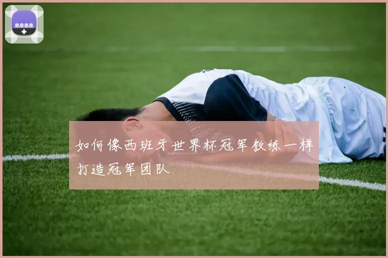 如何像西班牙世界杯冠军教练一样打造冠军团队